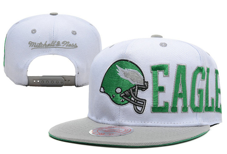 Philadelphia Eagles Snapback White Hat LX 0620